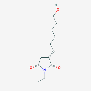 1-ethyl-3-(6-hydroxyhexylidene)pyrrolidine-2,5-dione