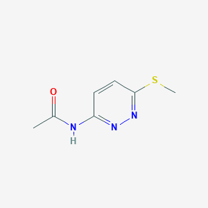 N-(6-(methylthio)pyridazin-3-yl)acetamide