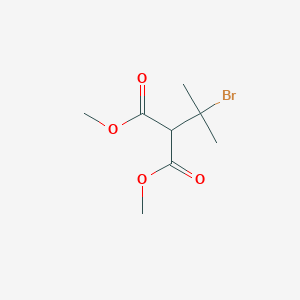 molecular formula C8H13BrO4 B1381435 1,3-Dimethyl 2-(2-bromopropan-2-yl)propanedioate CAS No. 1803587-63-4