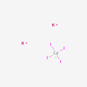 molecular formula CdI4K2 B13814351 potassium tetraiodocadmate(II) 