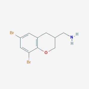 (6,8-Dibromochroman-3-YL)methanamine