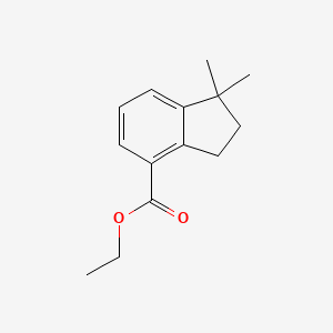 Ethyl 1,1-dimethylindan-4-carboxylate