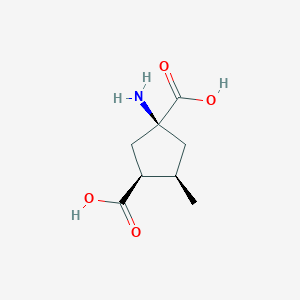 (1S,3S,4R)-1-amino-4-methylcyclopentane-1,3-dicarboxylic acid