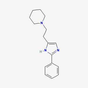 1-[2-(2-Phenyl-3h-imidazol-4-yl)-ethyl]-piperidine