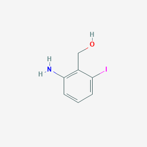 molecular formula C7H8INO B1381442 (2-Amino-6-iodophenyl)methanol CAS No. 1261838-16-7