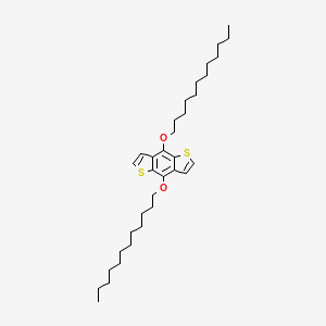 molecular formula C34H54O2S2 B1381451 4,8-Bis(dodecyloxy)benzo[1,2-b:4,5-b']dithiophene CAS No. 1044795-04-1