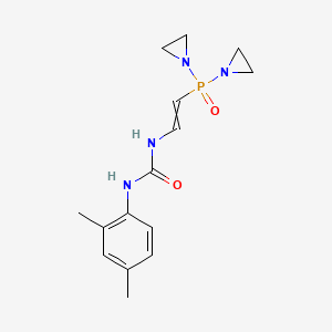 1-(2-(Bis(1-aziridinyl)phosphinyl)vinyl)-3-(2,4-xylyl)urea