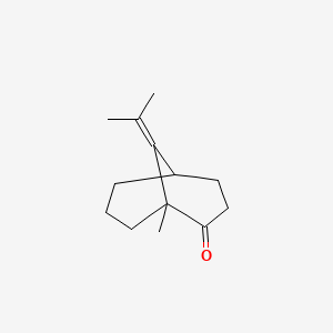 1-Methyl-9-(1-methylethylidene)bicyclo[3.3.1]nonan-2-one