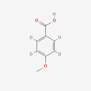 molecular formula C8H8O3 B1381467 4-Methoxybenzoic-2,3,5,6-D4 acid CAS No. 152404-46-1