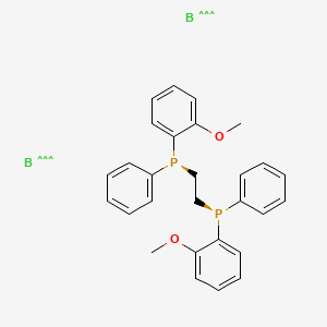 Phosphine, 1,2-ethanediylbis[(2-methoxyphenyl)phenyl-, boron complex