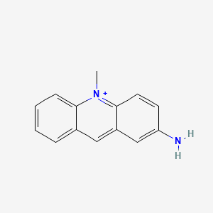 molecular formula C14H13N2+ B13814706 2-Amino-10-methylacridinium CAS No. 23045-44-5