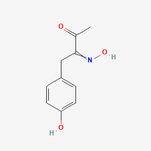 molecular formula C10H11NO3 B13814707 (3Z)-3-hydroxyimino-4-(4-hydroxyphenyl)butan-2-one CAS No. 5440-26-6