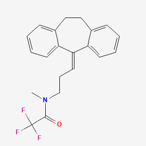 Acetamide, N-[3-(10,11-dihydro-5H-dibenzo[a,d]cyclohepten-5-ylidene)propyl]-2,2,2-trifluoro-N-methyl-