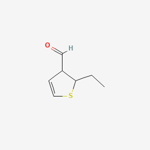 2-Ethyl-2,3-dihydrothiophene-3-carbaldehyde