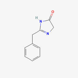 molecular formula C10H10N2O B1381477 2-Benzyl-1H-imidazol-4(5H)-one CAS No. 4915-82-6