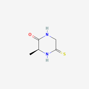 (3S)-3-methyl-5-sulfanylidenepiperazin-2-one