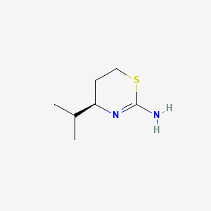 (4R)-4-propan-2-yl-5,6-dihydro-4H-1,3-thiazin-2-amine