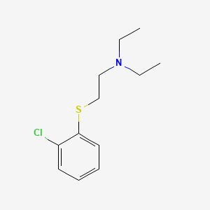 ETHYLAMINE, 2-(o-CHLOROPHENYL)THIO-N,N-DIETHYL-