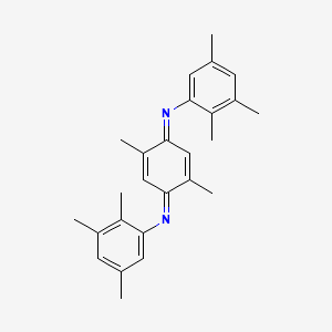 N,N'-(2,5-Dimethyl-2,5-cyclohexadiene-1,4-diylidene)bis(2,3,5-trimethylaniline)