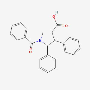 1-Benzoyl-4,5-diphenylpyrrolidine-3-carboxylic acid