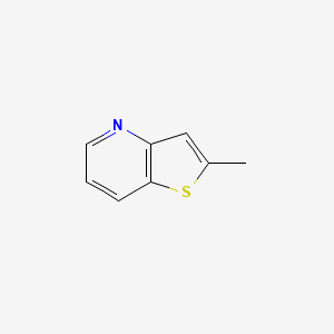 molecular formula C8H7NS B13814980 Thieno[3,2-b]pyridine, 2-methyl- 