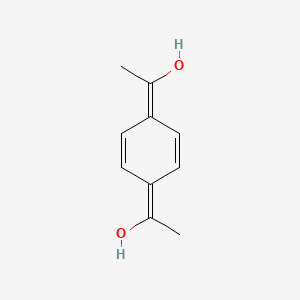 molecular formula C10H12O2 B13814984 1-[4-(1-Hydroxyethylidene)cyclohexa-2,5-dien-1-ylidene]ethanol 