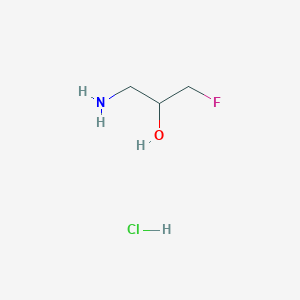 molecular formula C3H9ClFNO B1381499 1-氨基-3-氟丙醇盐酸盐 CAS No. 53460-74-5