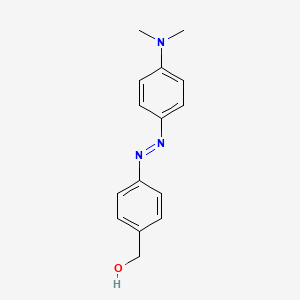 molecular formula C15H17N3O B13815007 4-((4-(Dimethylamino)phenyl)azo)benzenemethanol CAS No. 20854-35-7