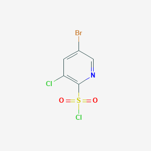 molecular formula C5H2BrCl2NO2S B1381501 5-Bromo-3-chloropyridine-2-sulfonyl chloride CAS No. 1261535-76-5