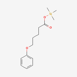 molecular formula C14H22O3Si B13815089 Trimethylsilyl 5-phenoxypentanoate CAS No. 21273-11-0