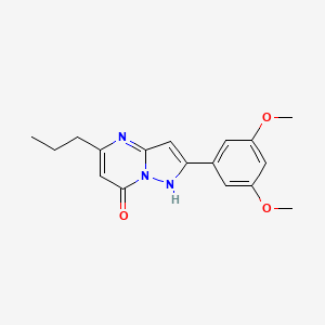 2-(3,5-Dimethoxyphenyl)-5-propyl-pyrazolo[1,5-a]pyrimidin-7-ol