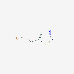 molecular formula C5H6BrNS B1381513 5-(2-溴乙基)-1,3-噻唑 CAS No. 1564889-62-8