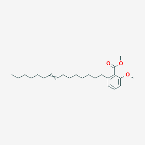 molecular formula C24H38O3 B13815140 2-Methoxy-6-(8-pentadecenyl)benzoic acid methyl ester 