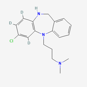 3-(2-chloro-1,3,4-trideuterio-5,6-dihydrobenzo[b][1,4]benzodiazepin-11-yl)-N,N-dimethylpropan-1-amine