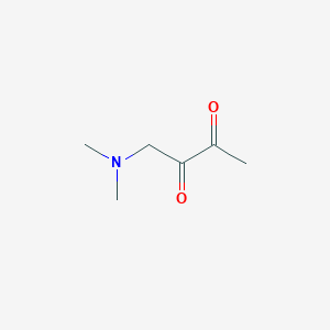 molecular formula C6H11NO2 B13815187 2,3-Butanedione, 1-(dimethylamino)- 