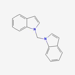 molecular formula C17H14N2 B13815197 Diindolylmethane, grade B 