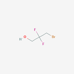 molecular formula C3H5BrF2O B1381521 3-溴-2,2-二氟丙醇 CAS No. 1378745-38-0