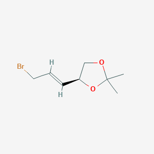 (S)-4,5-Isopropylidene-2-pentenylbromide