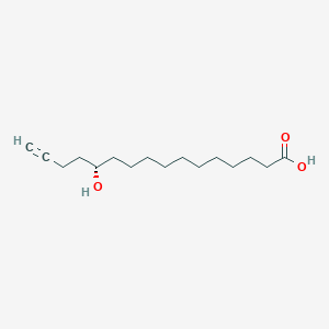 (S)-12-hydroxyhexadec-15-ynoic acid