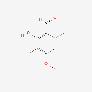 2-Hydroxy-4-methoxy-3,6-dimethylbenzaldehyde