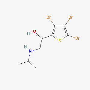 2-Isopropylamino-1-(3,4,5-tribromo-2-thienyl)ethanol