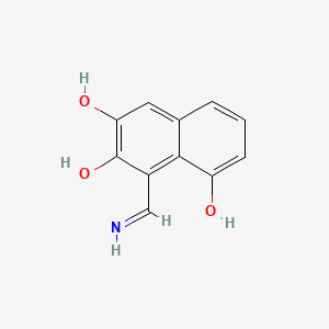 1,6,7-Naphthalenetriol, 8-(iminomethyl)-