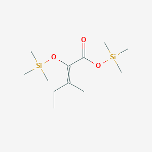 3-Methyl-2-[(trimethylsilyl)oxy]-2-pentenoic acid trimethylsilyl ester