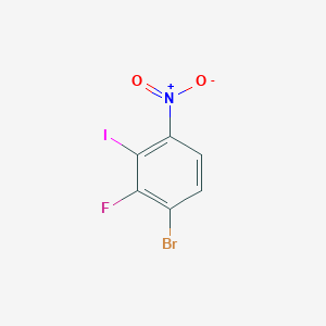 molecular formula C6H2BrFINO2 B1381550 1-溴-2-氟-3-碘-4-硝基苯 CAS No. 1807231-62-4