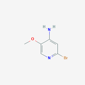 molecular formula C6H7BrN2O B1381558 2-Bromo-5-methoxypyridin-4-amine CAS No. 1417644-40-6