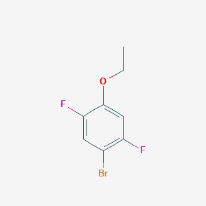 molecular formula C8H7BrF2O B1381559 1-溴-2,5-二氟-4-乙氧基苯 CAS No. 1826110-08-0