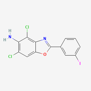 4,6-dichloro-2-(3-iodophenyl)-1,3-benzoxazol-5-amine