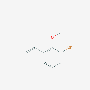 molecular formula C10H11BrO B1381562 1-溴-2-乙氧基-3-乙烯基苯 CAS No. 2168980-71-8