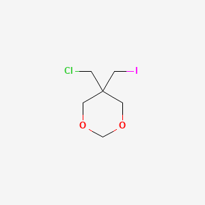 1,3-Dioxane, 5-(chloromethyl)-5-(iodomethyl)-