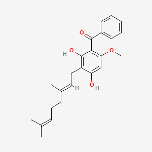 [3-[(2E)-3,7-Dimethylocta-2,6-dienyl]-2,4-dihydroxy-6-methoxyphenyl]phenylmethanone